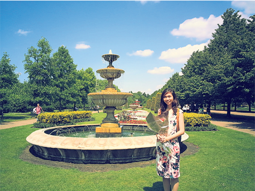 這裡是倫敦攝政公園的櫻草花山（Primrose Hill），風景怡人。