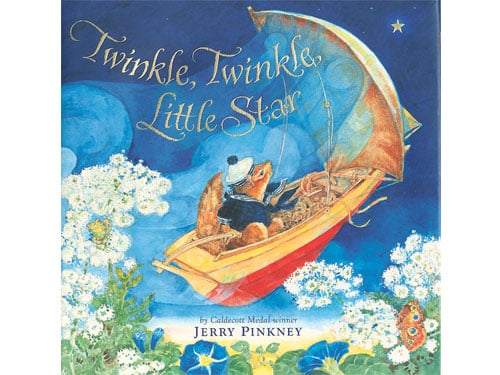 ▲書名：《Twinkle，Twinkle，Little Star》 圖：傑瑞平克尼（Jerry Pinkney） 出版：利特爾與布朗