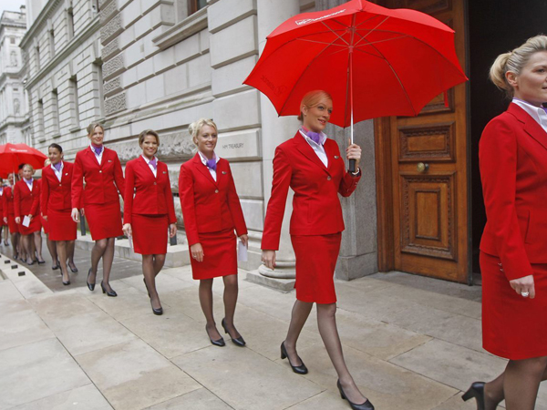 维珍航空的打扮标准在业界中相当保守。
