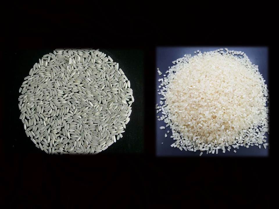 除了种植方式影响米的品质外，好米的外观必须是完整的（左为完整的好米，右为碎米），且拥有天然香气。此外，颜色较黄较深，表示已不太新鲜；米粒若闪闪发亮，有可能经过打蜡。而洗过的米若失去香气，即代表有添加香精，最后就是摸过米的手若残留一层白色粉末，即有可能混合了防腐剂等添加物。