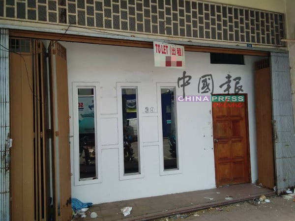 世遗老街有不少待租的店铺。