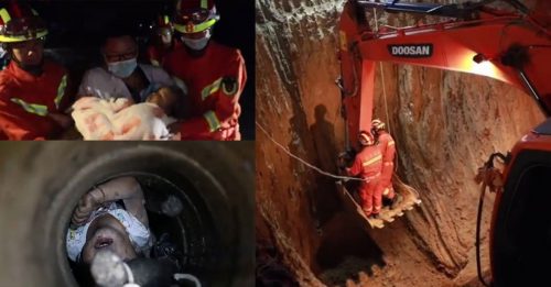 云南女童掉12公尺深井 消防员花12小时救出
