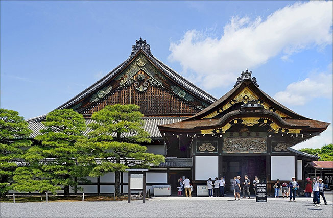 图为日本京都二条城二之丸御殿。 