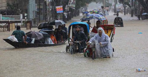 洪水肆虐 数百万人受困 孟加拉印度至少59死