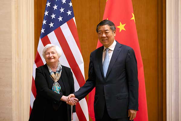 Yellen USA CHINA 耶伦