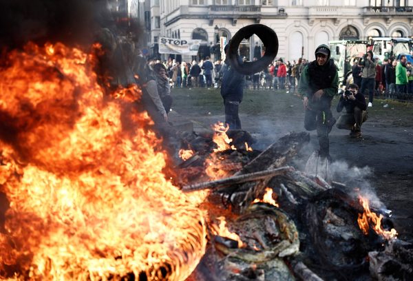 BELGIUM-AGRICULTURE-PROTEST