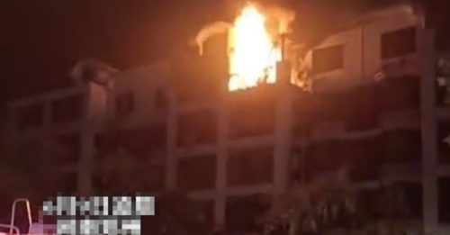 河南郑州公寓大火 4人遇难