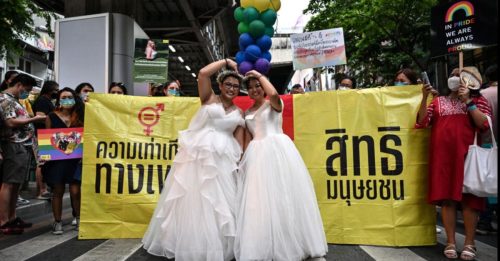 泰或承认 同性婚姻 政府拟办庆祝活动