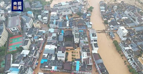 粤韩江17条河 发生超警以上洪水