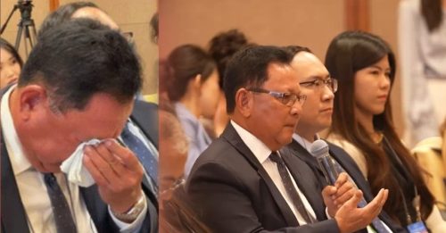 “我不想我的国家沦战场” 菲律宾协会主席在北京哭了