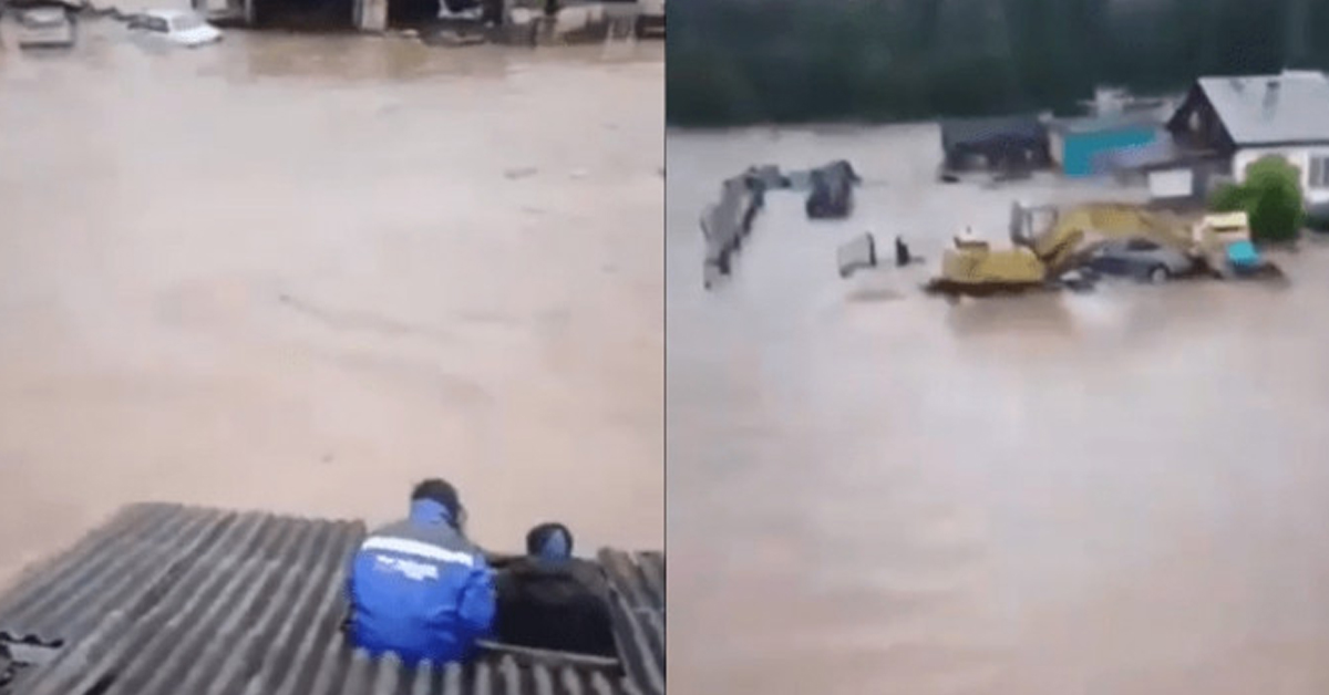 俄罗斯中部暴雨致水坝决堤 数村庄紧急疏散数十人