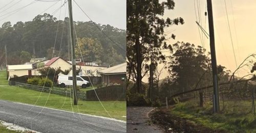 冷锋狂袭澳洲 塔斯马尼亚强风暴雨 3万户断电