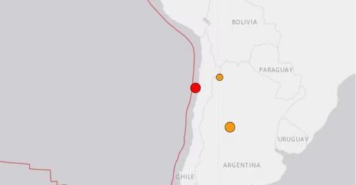 智利安托法加斯塔海岸 发生5.5级地震