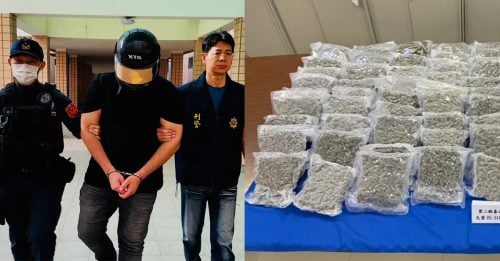 挪威男运毒转机台湾 行李藏近26kg大麻花 还敢跑夜店