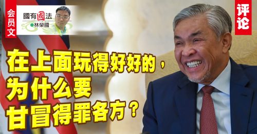 会员文｜林荣国：扎希哥谈话大揭秘